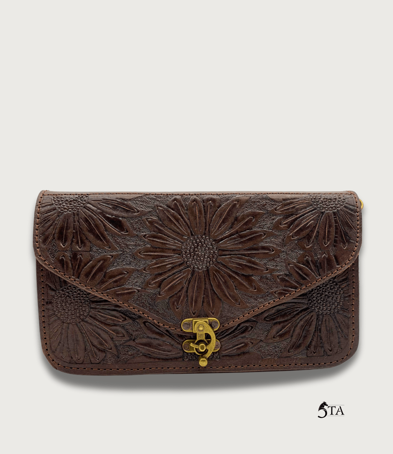 Bolsa de Piel Cincelada Girasoles 5TA 5TA Charros Cowboys