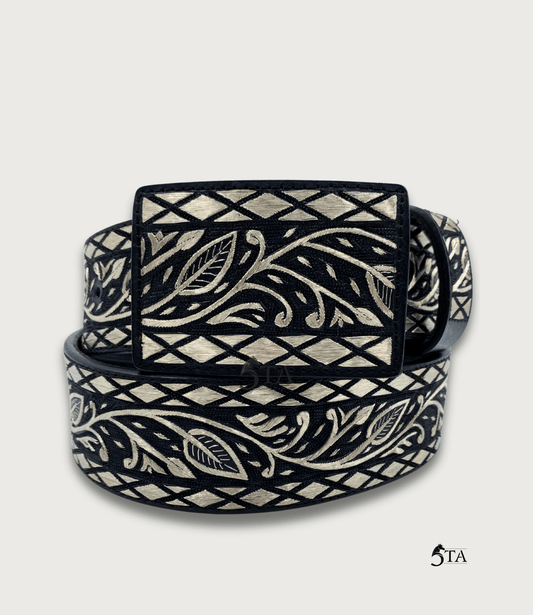 Cinto de Plata Original Rombos y Guía