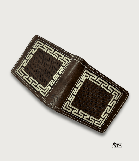 Cartera Piteada y Cincelada