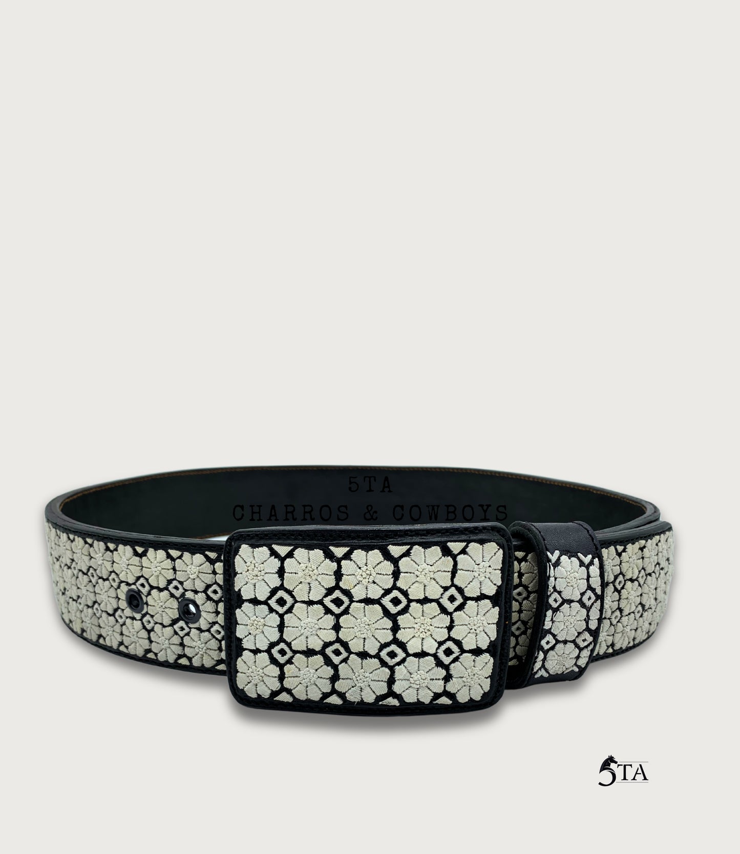 Cinto Piteado Fino Original Flores y Nudos