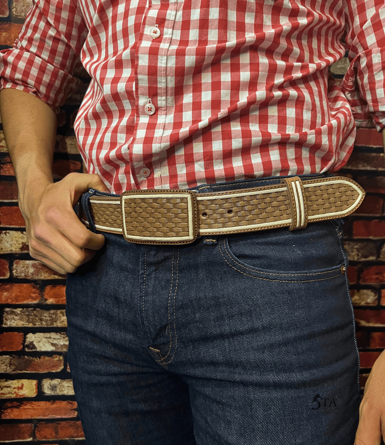 Cinto Piteado Original y Cincelado Petatillo