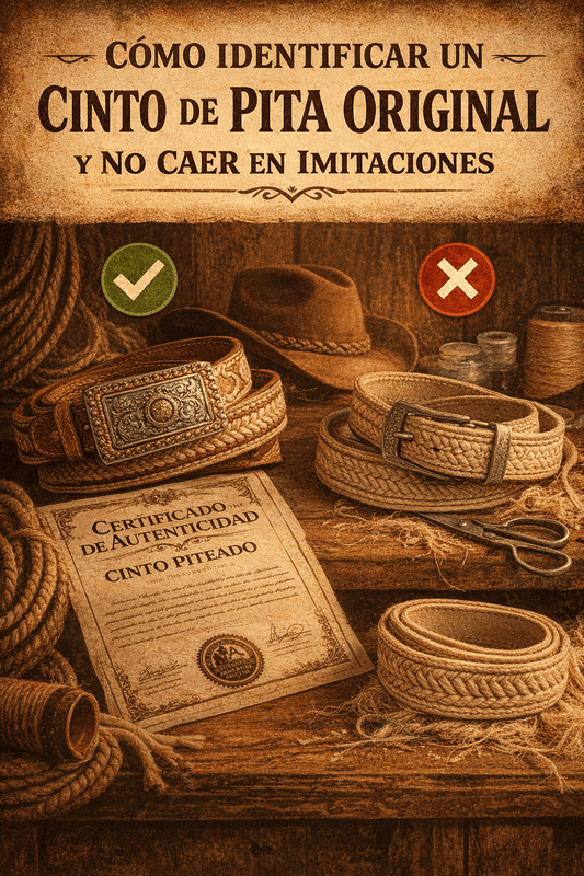 🧵 Cómo identificar un cinto de pita original y no caer en imitaciones