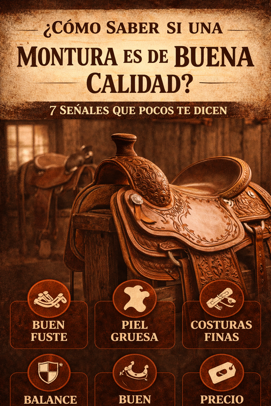 🐎 ¿Cómo saber si una montura es de buena calidad? 7 señales que pocos te dicen