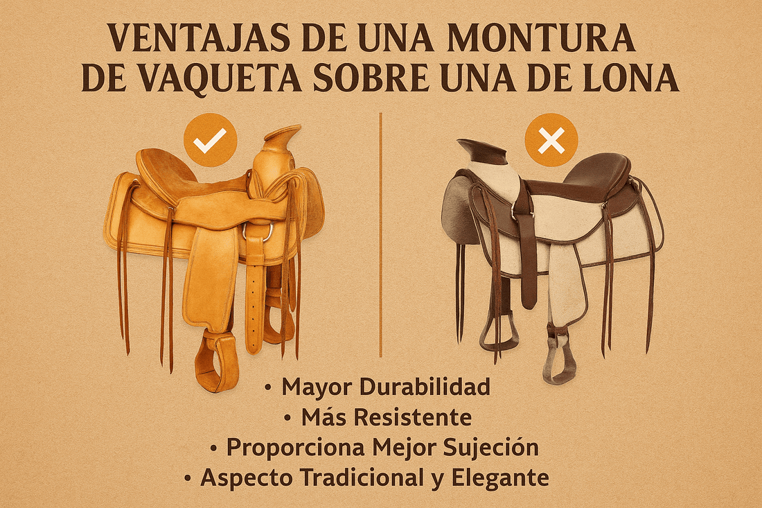 Ventajas de una Montura de Vaqueta sobre una de Lona