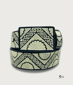 Cinto Piteado Fino Original Pirámides y Flores