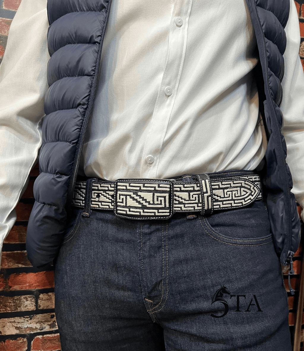 Cinto Piteado Original Media Greca y Azteca