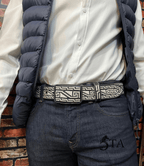 Cinto Piteado Original Media Greca y Azteca