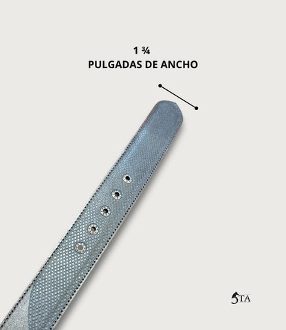 Cinto Láser 5TA Hebilla Acero Cuadrada