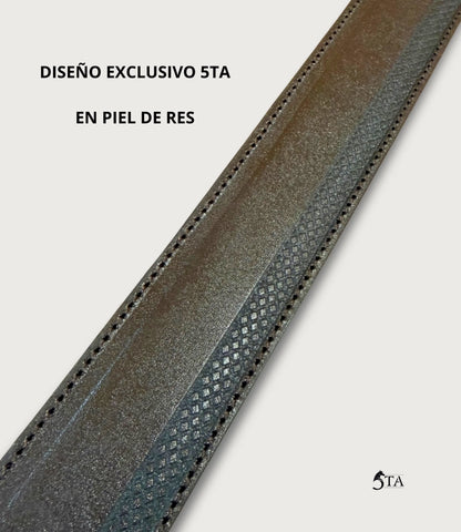 Cinto Láser 5TA Hebilla Acero Cuadrada