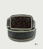 Cinto Piteado Original y Cincelado Flor