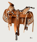 Montura Charra Piteada Piel Látigo Americana