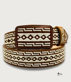 Cinto Piteado Original Media Greca y Diamante