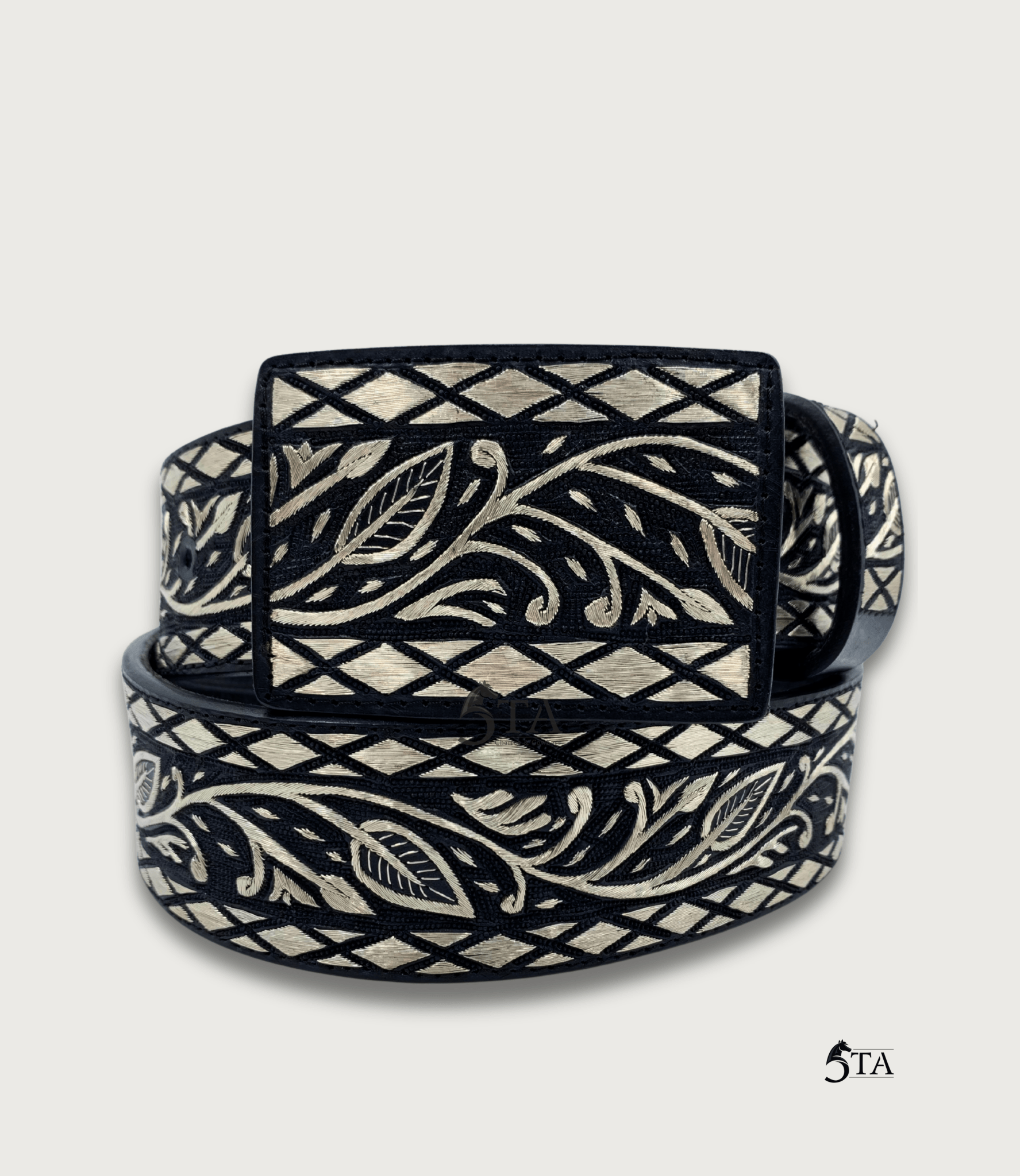 Cinto de Plata Original Rombos y Guía