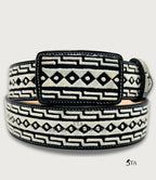 Cinto Piteado Original Media Greca y Diamante