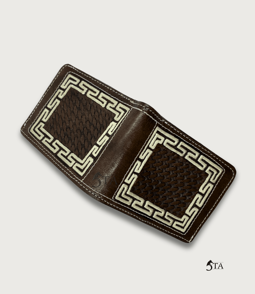 Cartera Piteada y Cincelada