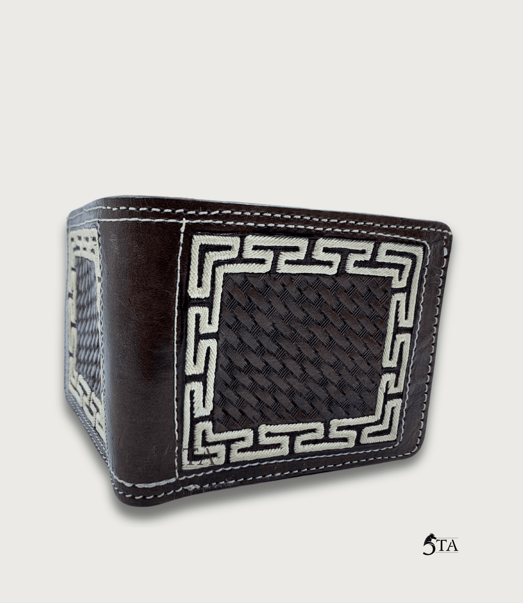 Cartera Piteada y Cincelada