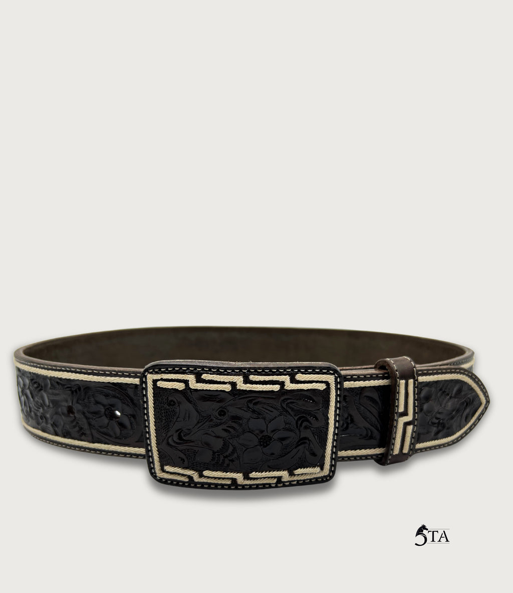 Cinto Texano Piteado Original y Cincelado a Mano