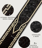Cinto Texano Piteado Original y Cincelado a Mano