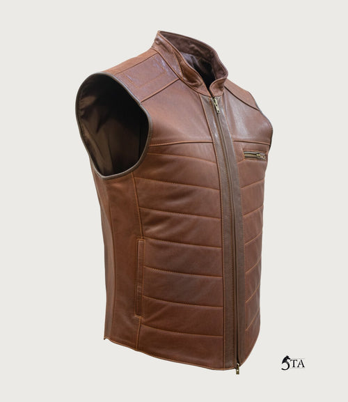 Chaleco en Genuina Piel de Ovino