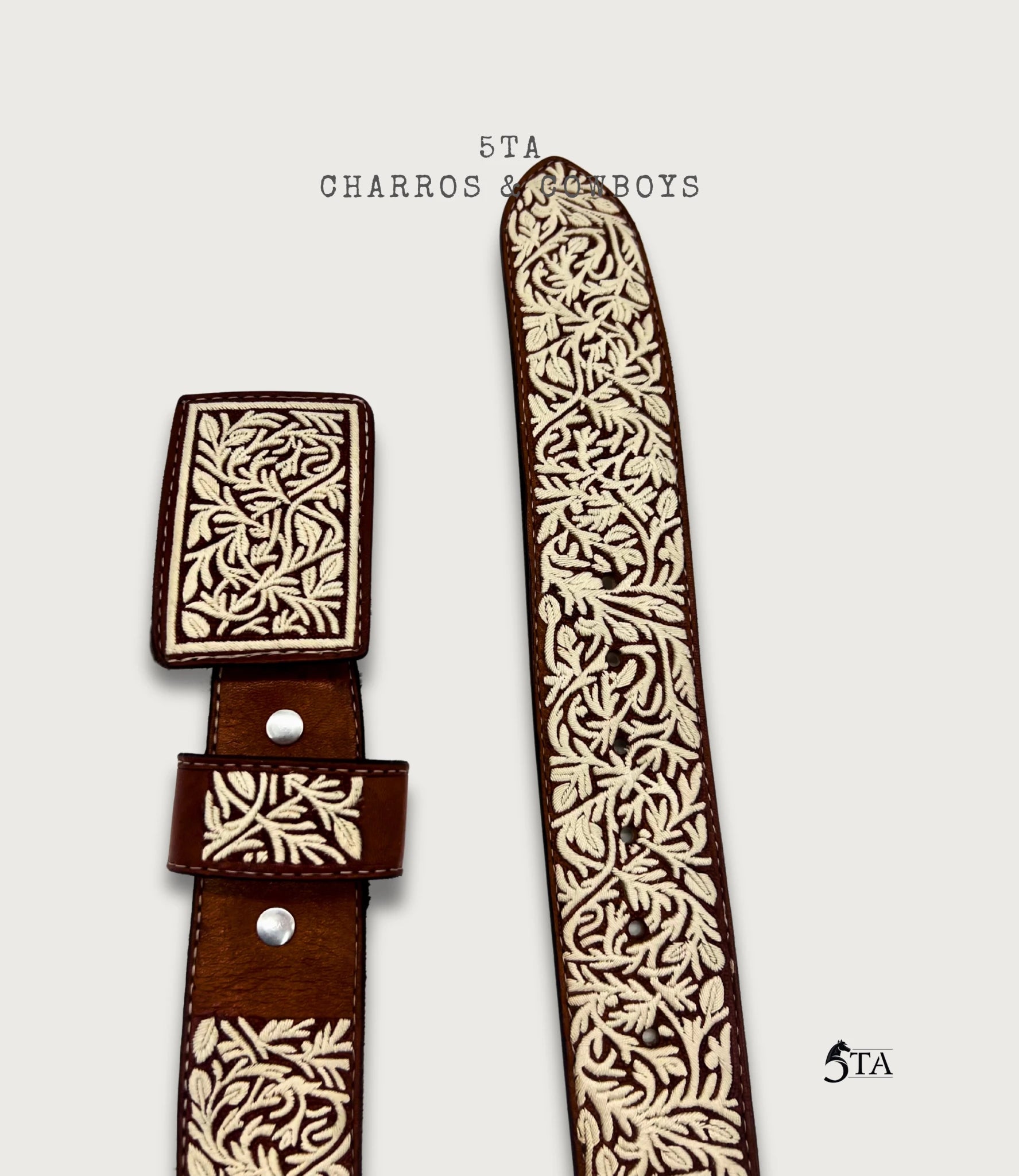 Cinto Piteado Fino Original Guía y Hojas