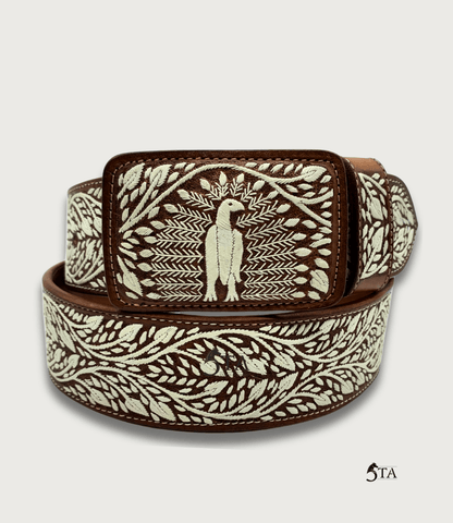 Cinto Piteado Fino Original Pavo Real