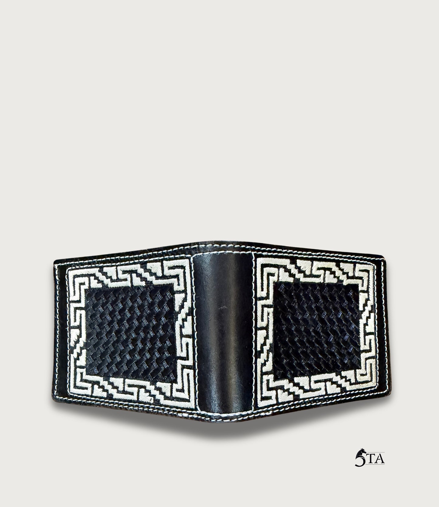 Cartera Piteada y Cincelada