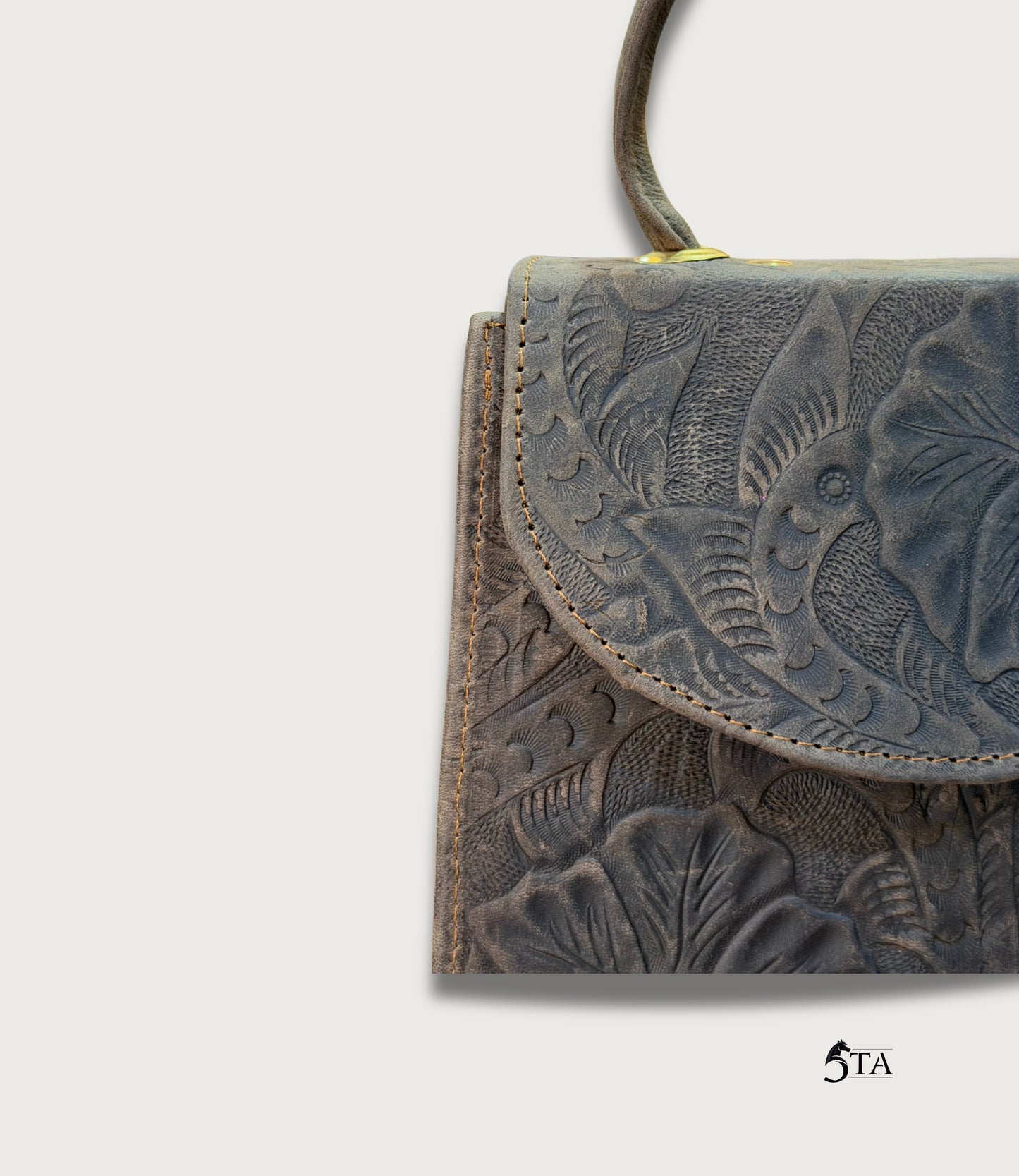 Bolso de Piel Troquelada Victoria