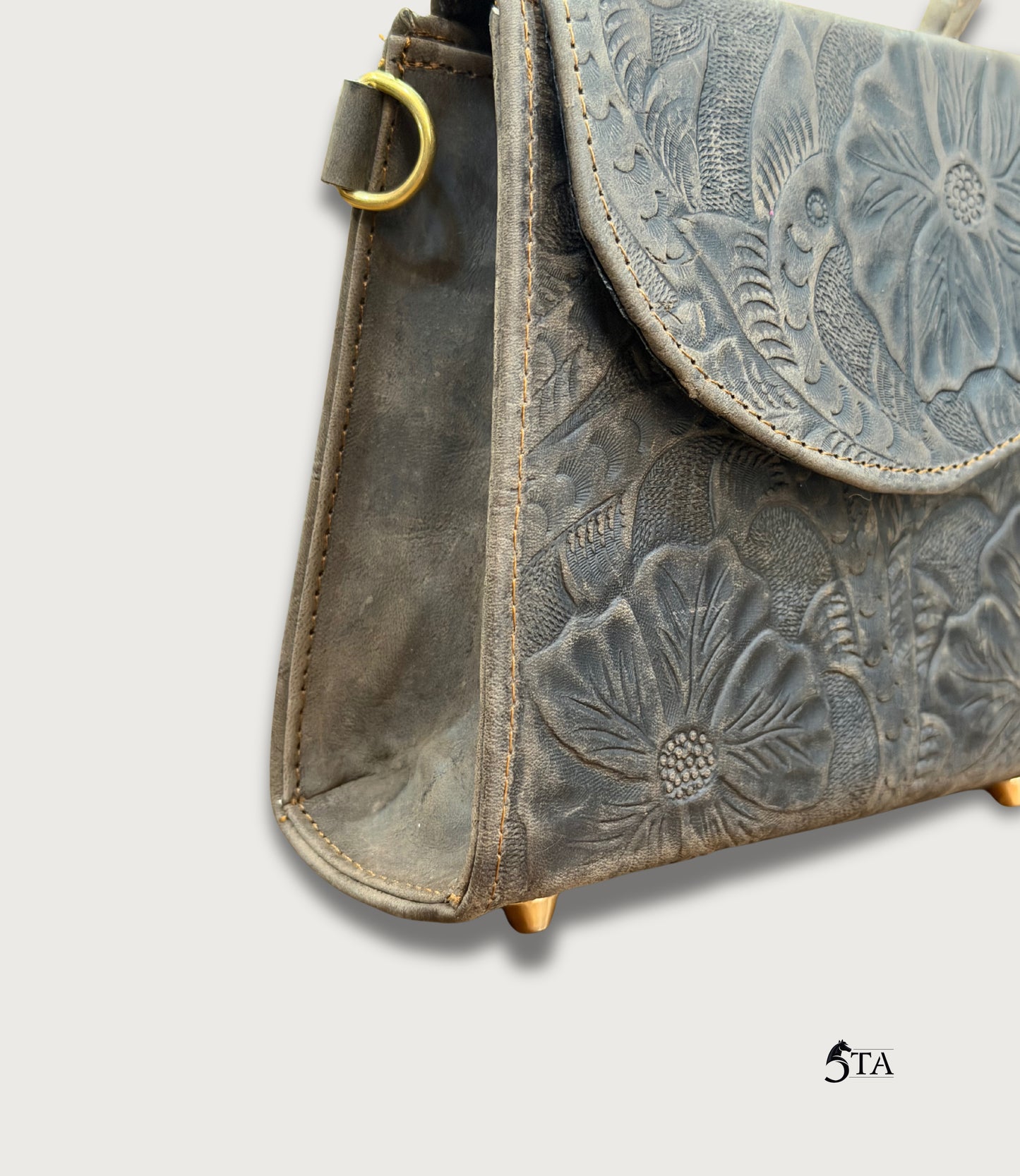 Bolso de Piel Troquelada Victoria