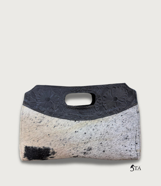 Bolso Alejandra con Pelo y Piel Troquelada
