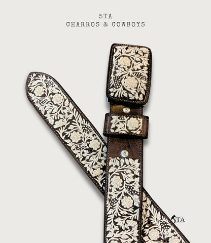 Cinto Piteado Fino Original Guía y Flores