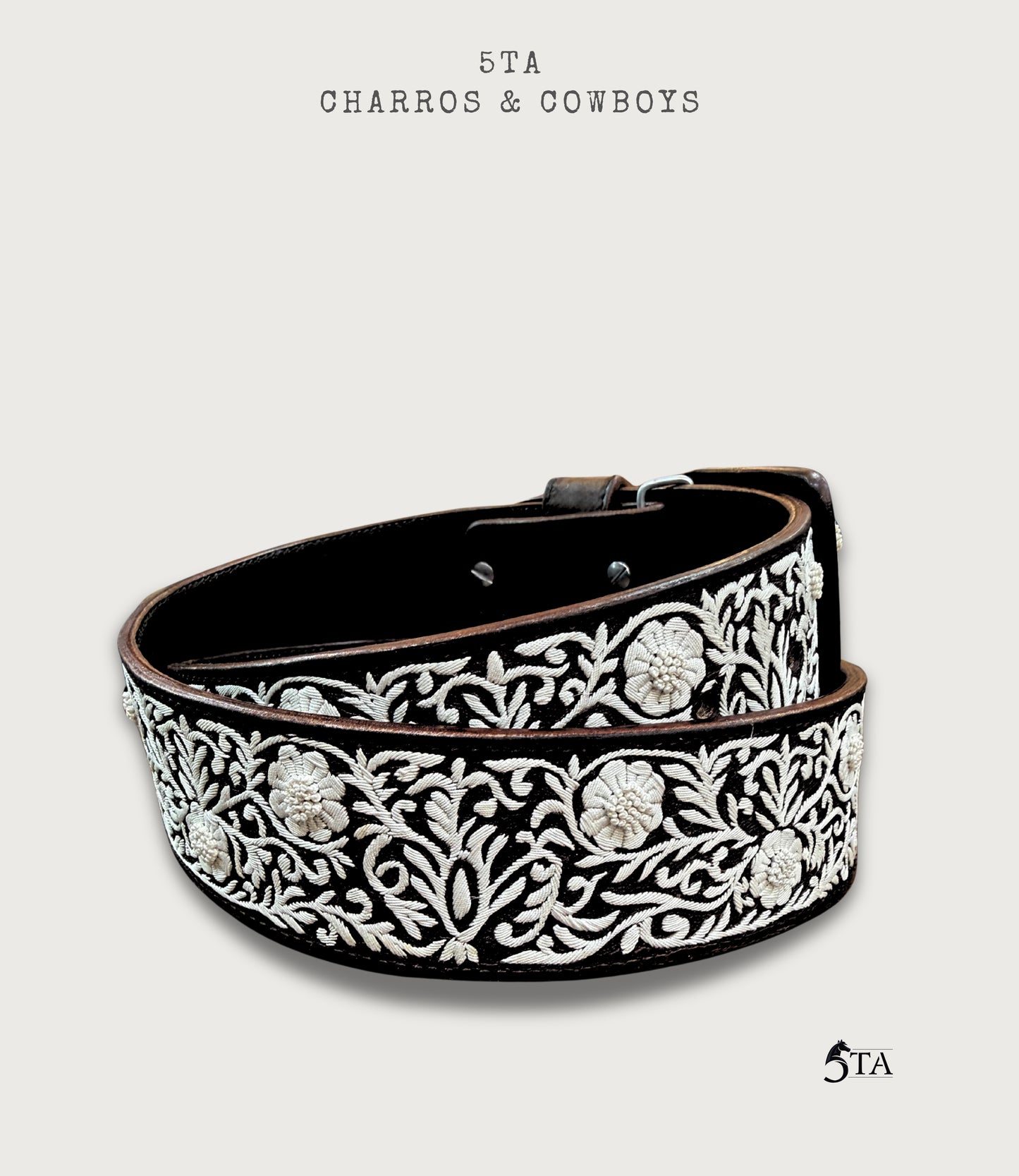 Cinto Piteado Fino Original Flor con Nudos