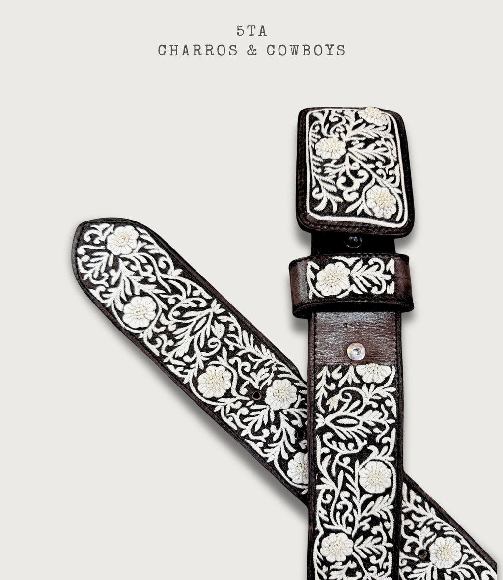 Cinto Piteado Fino Original Flor con Nudos