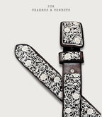 Cinto Piteado Fino Original Flor con Nudos