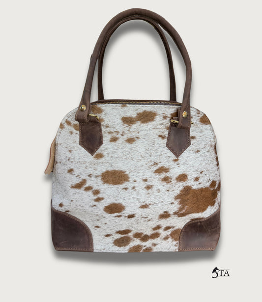 Bolso Esmeralda de Piel con Pelo