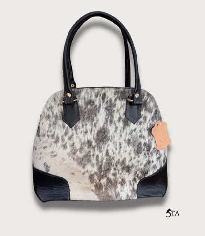 Bolso Esmeralda de Piel con Pelo
