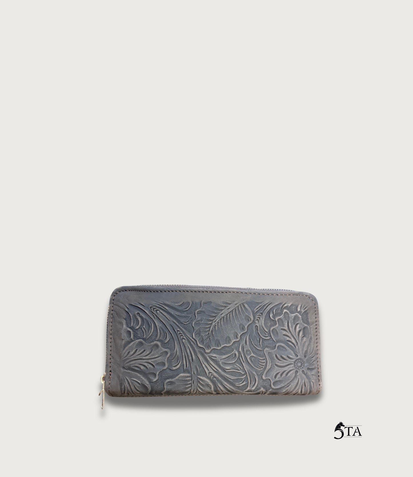 Cartera de Piel Troquelada