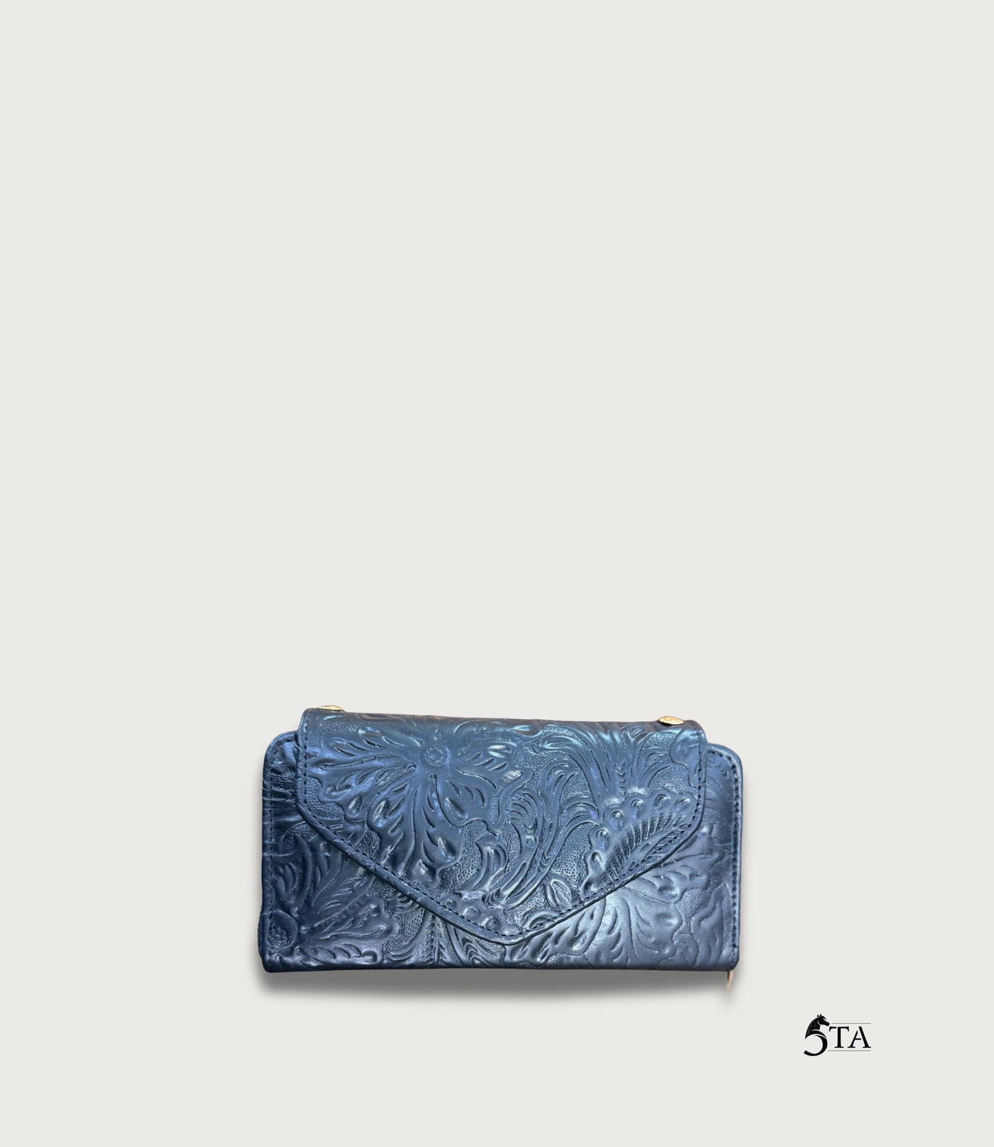 Cartera de Piel Troquelada