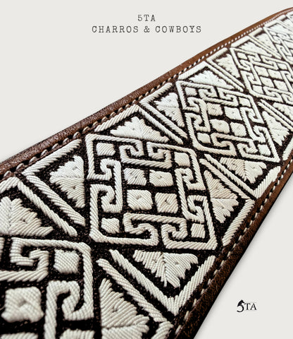 Cinto Piteado Fino Original Cuadro y Greca