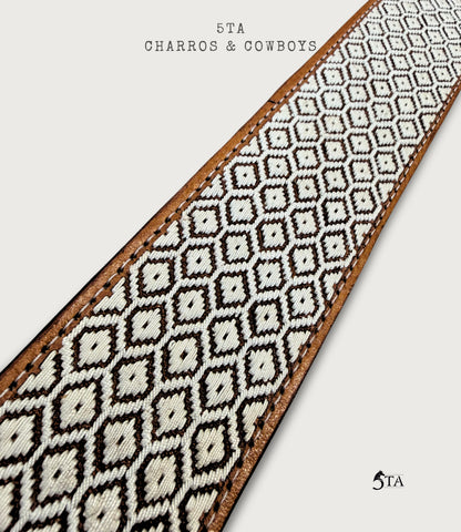 Cinto Piteado Fino Original Mosaico Rombo