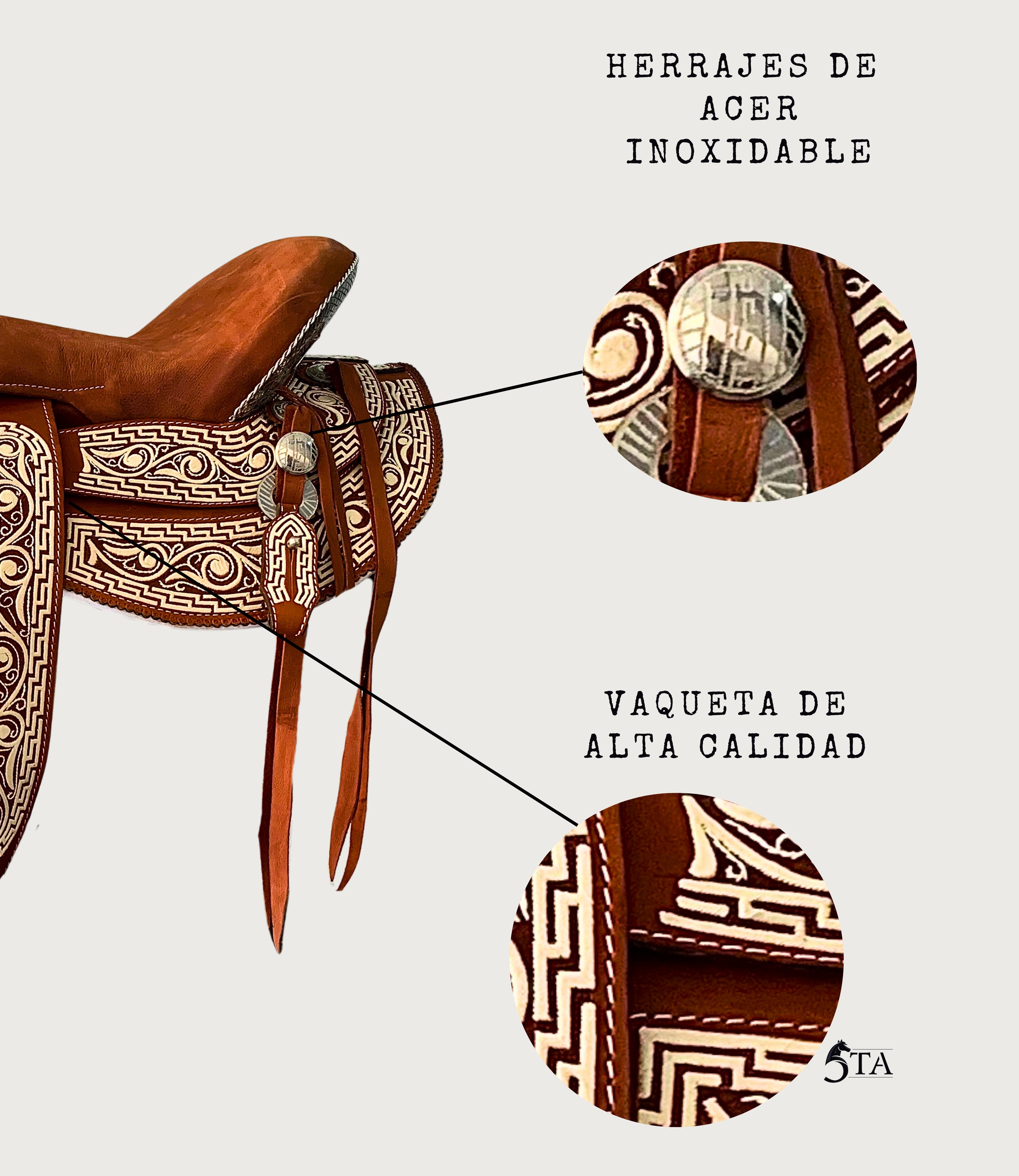 Montura Piteado Fino Cola de Pato