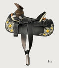 Montura Charra Piteada Piel Látigo Americana