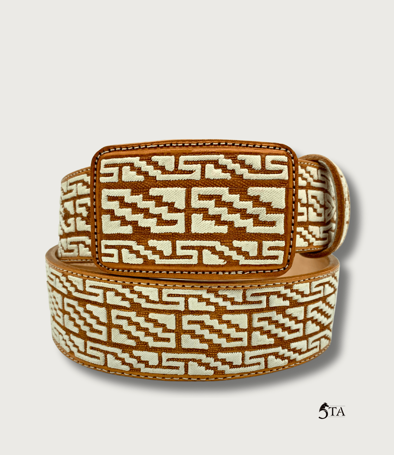 Cinto Piteado Original Greca y Escalera