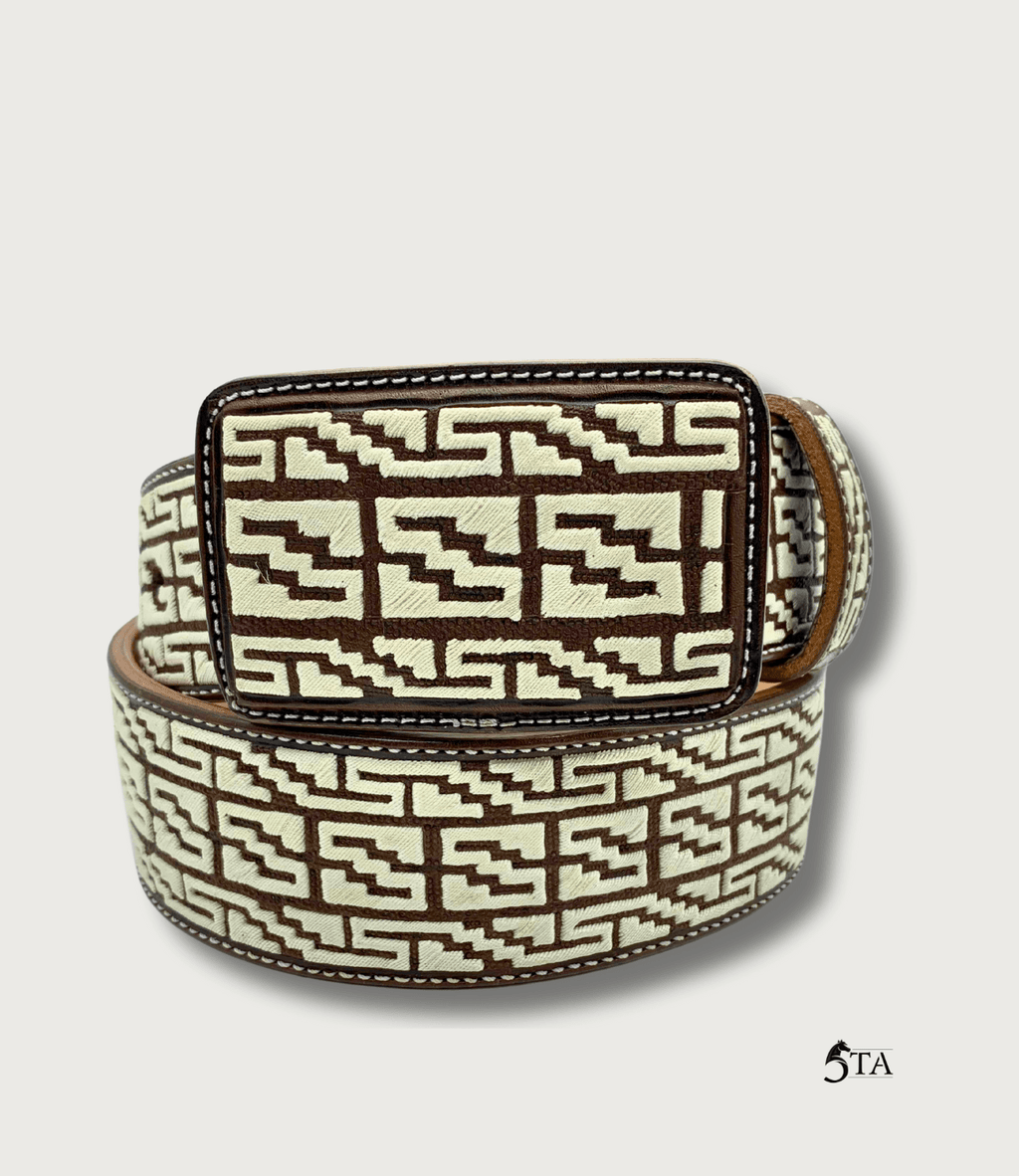 Cinto Piteado Original Greca y Escalera