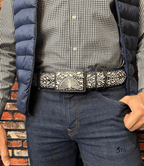 Cinto Piteado Fino Original Pavo Real