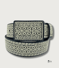 Cinto Piteado Fino Original Greca y Aros