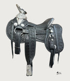 Montura Charra Piel de Cocodrilo