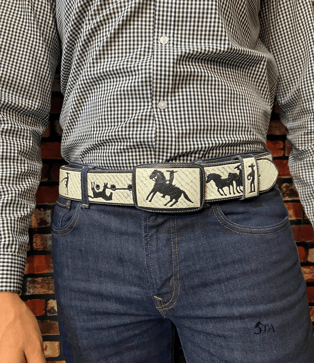 Cinto Piteado Original Suertes Charras