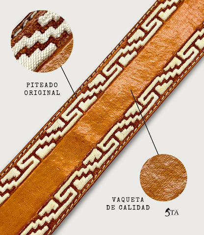 Cinto Piteado Original Greca Azteca