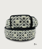 Cinto Piteado Fino Flor Rombos